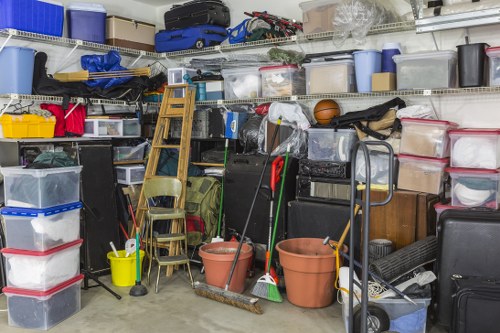 Variety of business waste materials